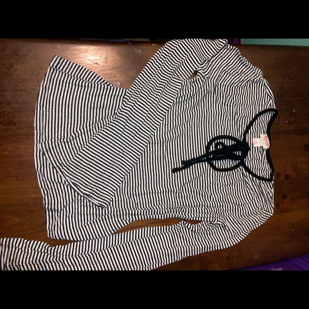 Mossimo Striped Flare Sleeve Top